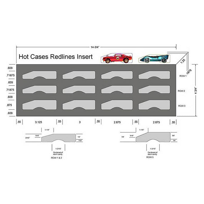 Inserts Redline- 27 Pack