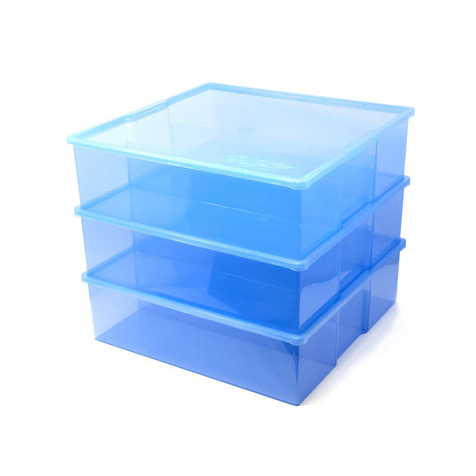 Hot Cases Blue-Transparent - 3 Pack